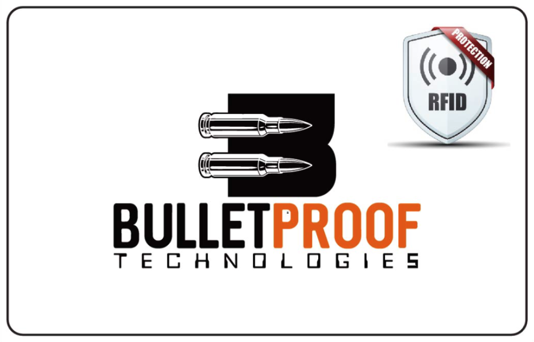 Bullet Proof Technologies RFID  blocking cards actie